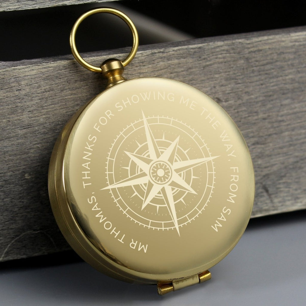 Personalised Keepsake Compass - Engraved Memories