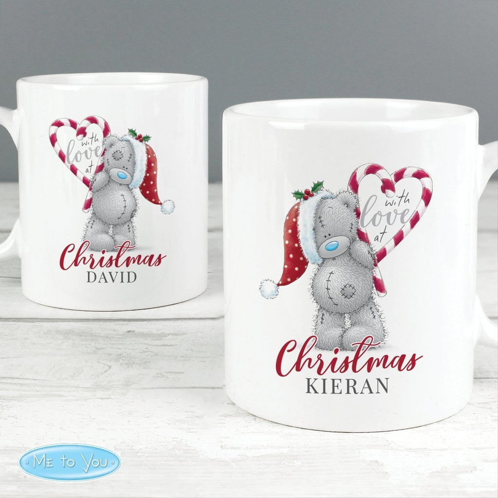 Personalised Me To You 'With Love At Christmas' Couples Mug Set - Engraved Memories