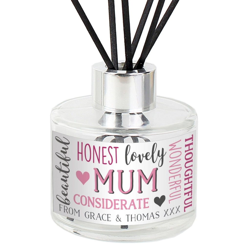 Personalised Mum Reed Diffuser - Engraved Memories