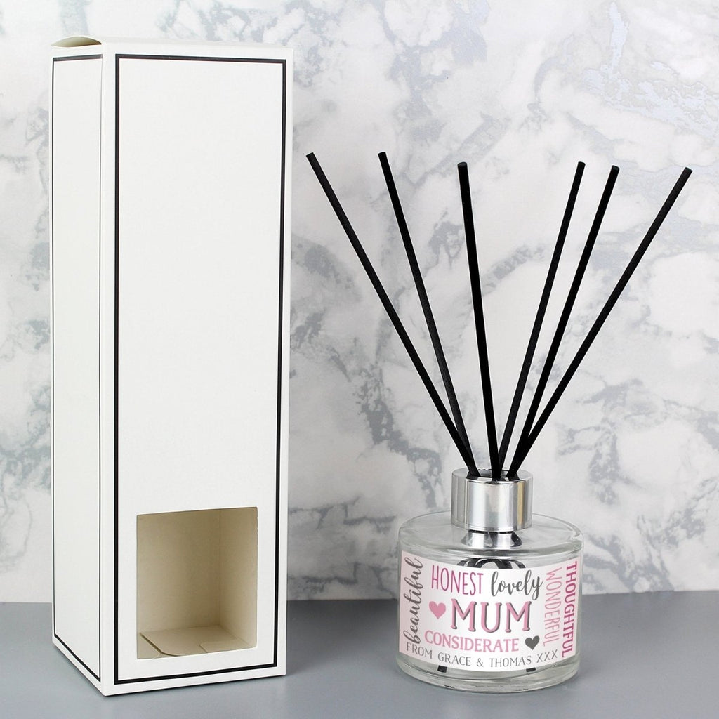 Personalised Mum Reed Diffuser - Engraved Memories