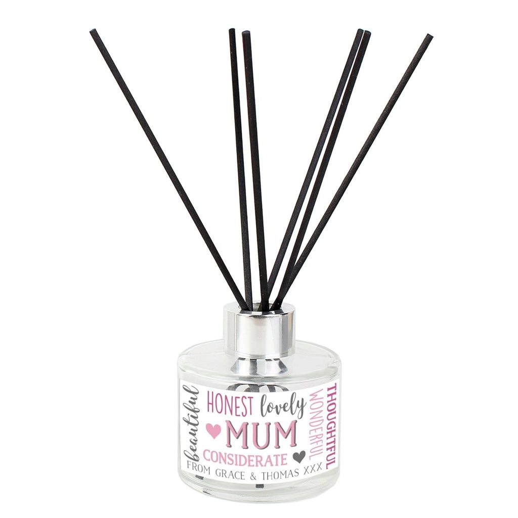 Personalised Mum Reed Diffuser - Engraved Memories