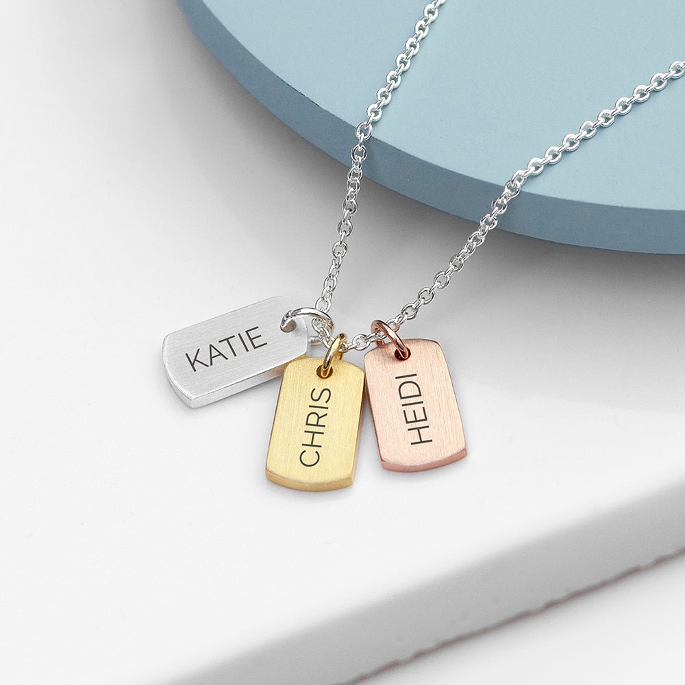 Personalised My Family Special People Necklace - Engraved Memories