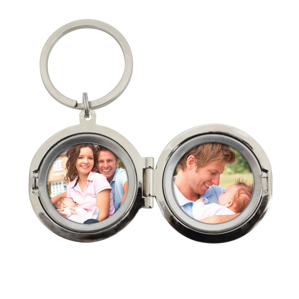 Personalised No1 Dad Photo Keyring - Engraved Memories