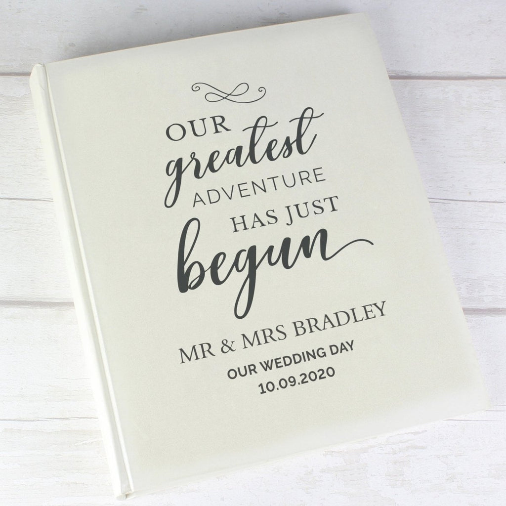 Personalised Our Greatest Adventure Traditional Album - Engraved Memories