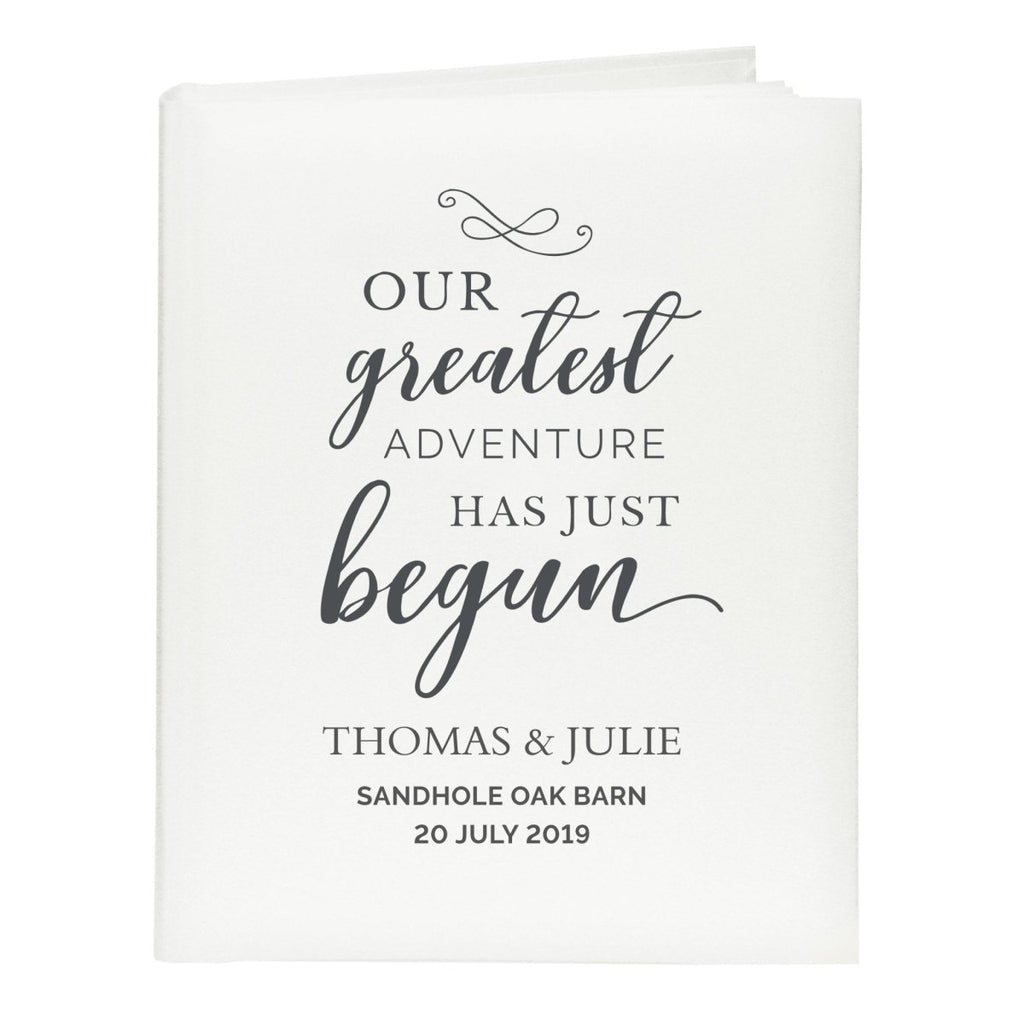 Personalised Our Greatest Adventure Traditional Album - Engraved Memories