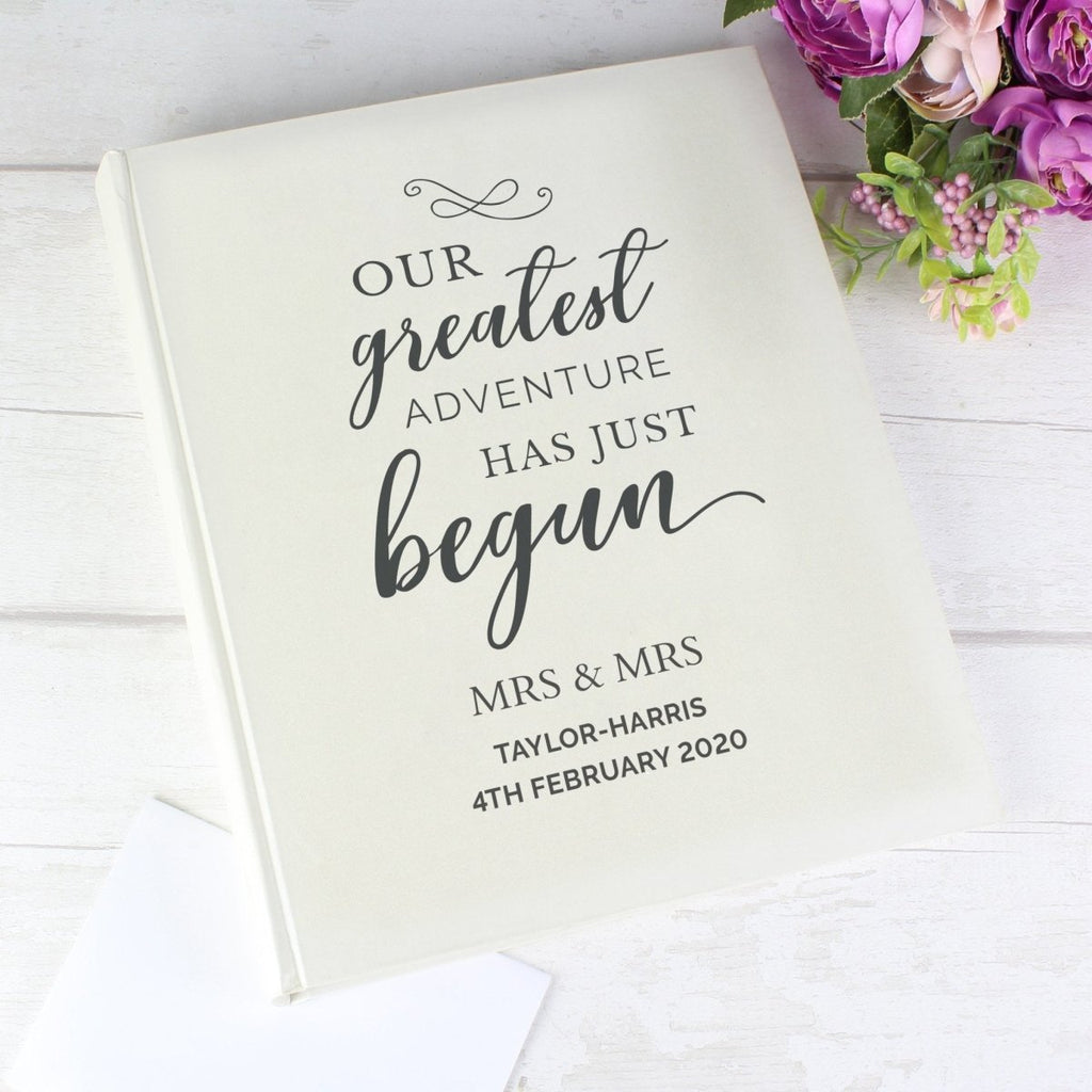 Personalised Our Greatest Adventure Traditional Album - Engraved Memories