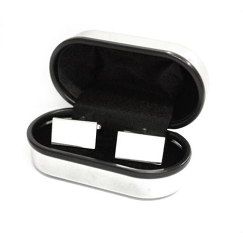 Personalised Photo Engraved Cufflinks set in a Chromed case Valentine's day gift - Engraved Memories