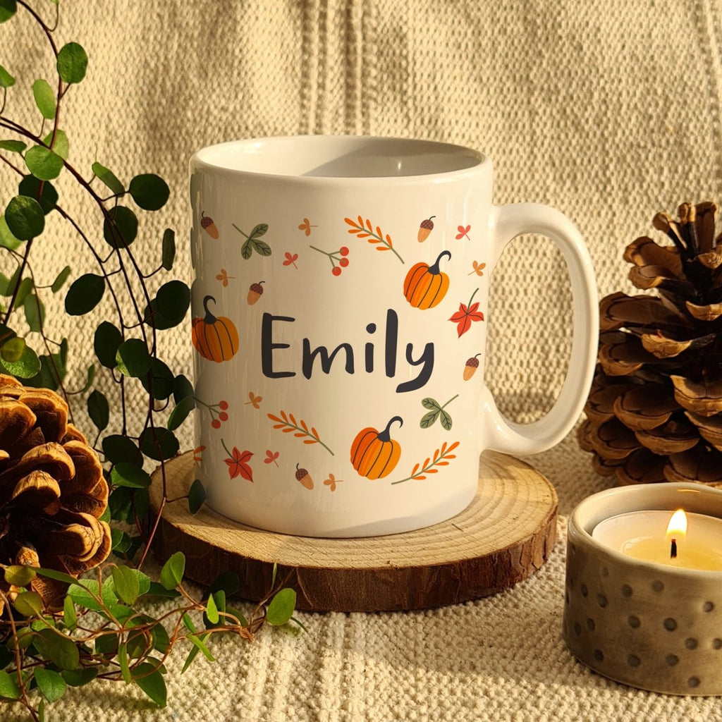Personalised Pumpkin Mug - Engraved Memories