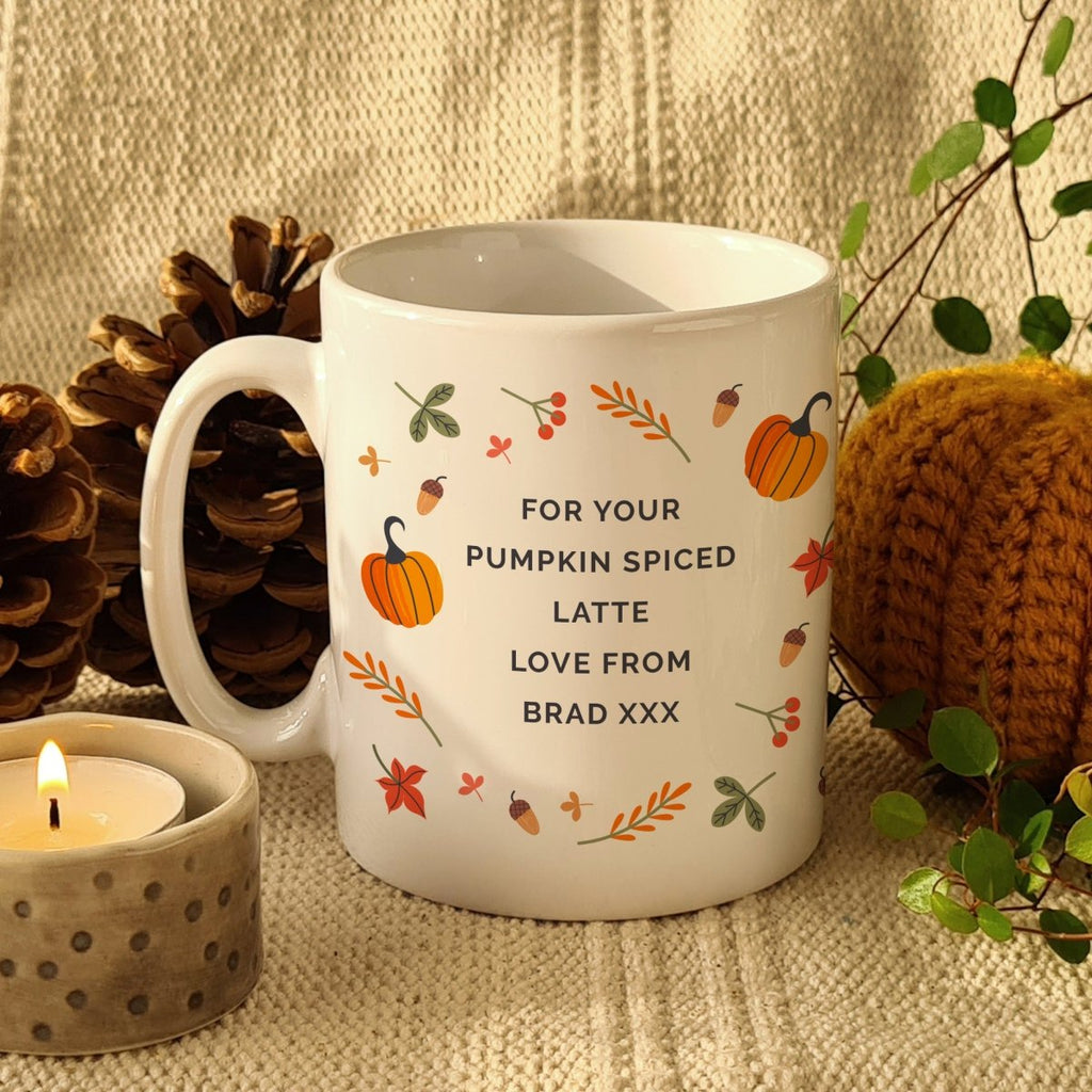 Personalised Pumpkin Mug - Engraved Memories