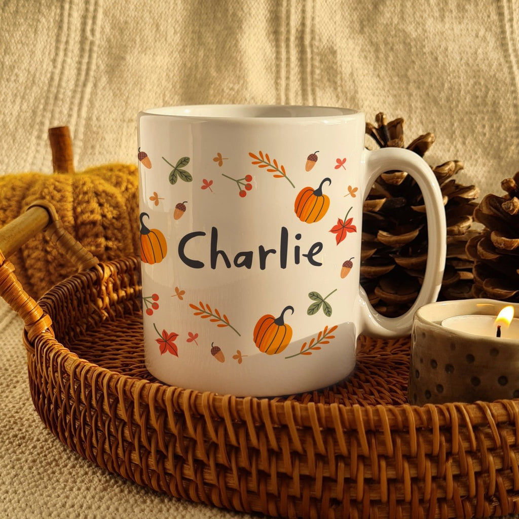 Personalised Pumpkin Mug - Engraved Memories