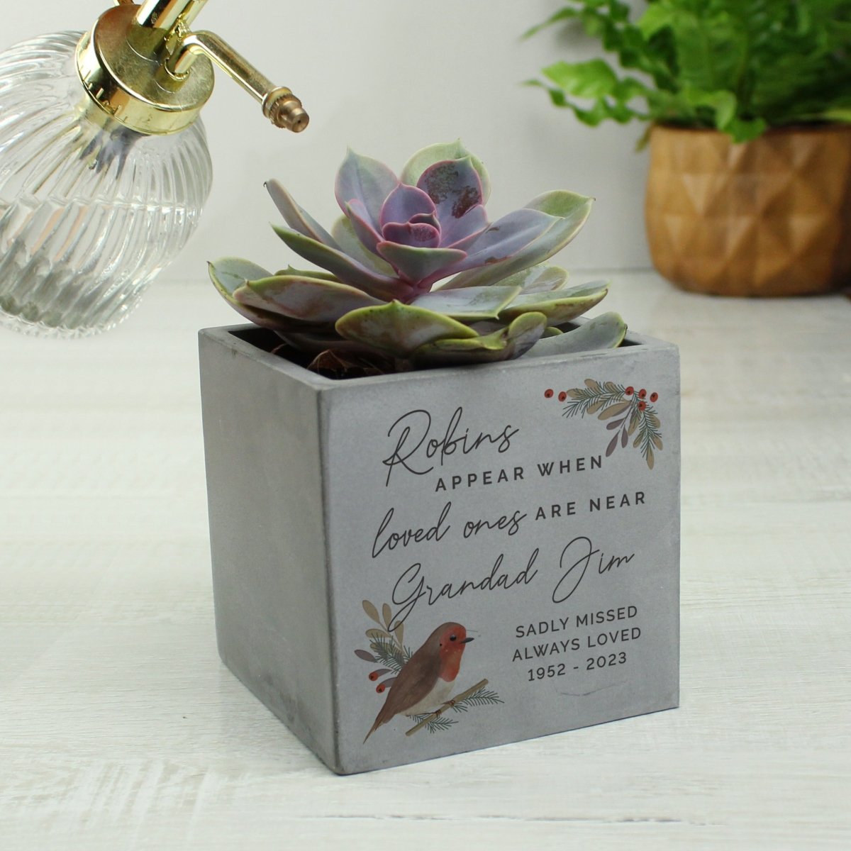 Memorial Concrete Plant Pot