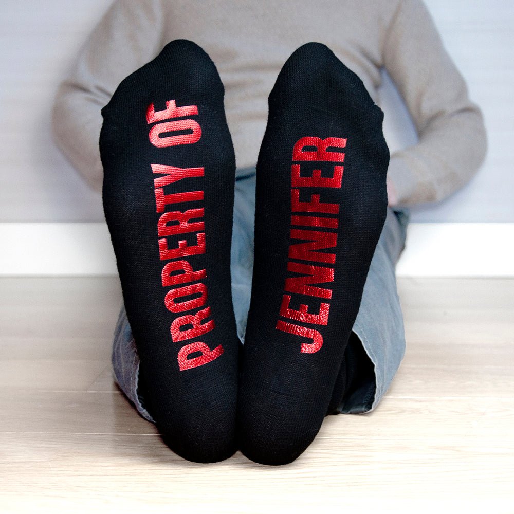 Personalised Sole Mates Romantic Socks - Engraved Memories