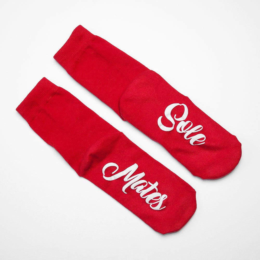 Personalised Sole Mates Romantic Socks - Engraved Memories