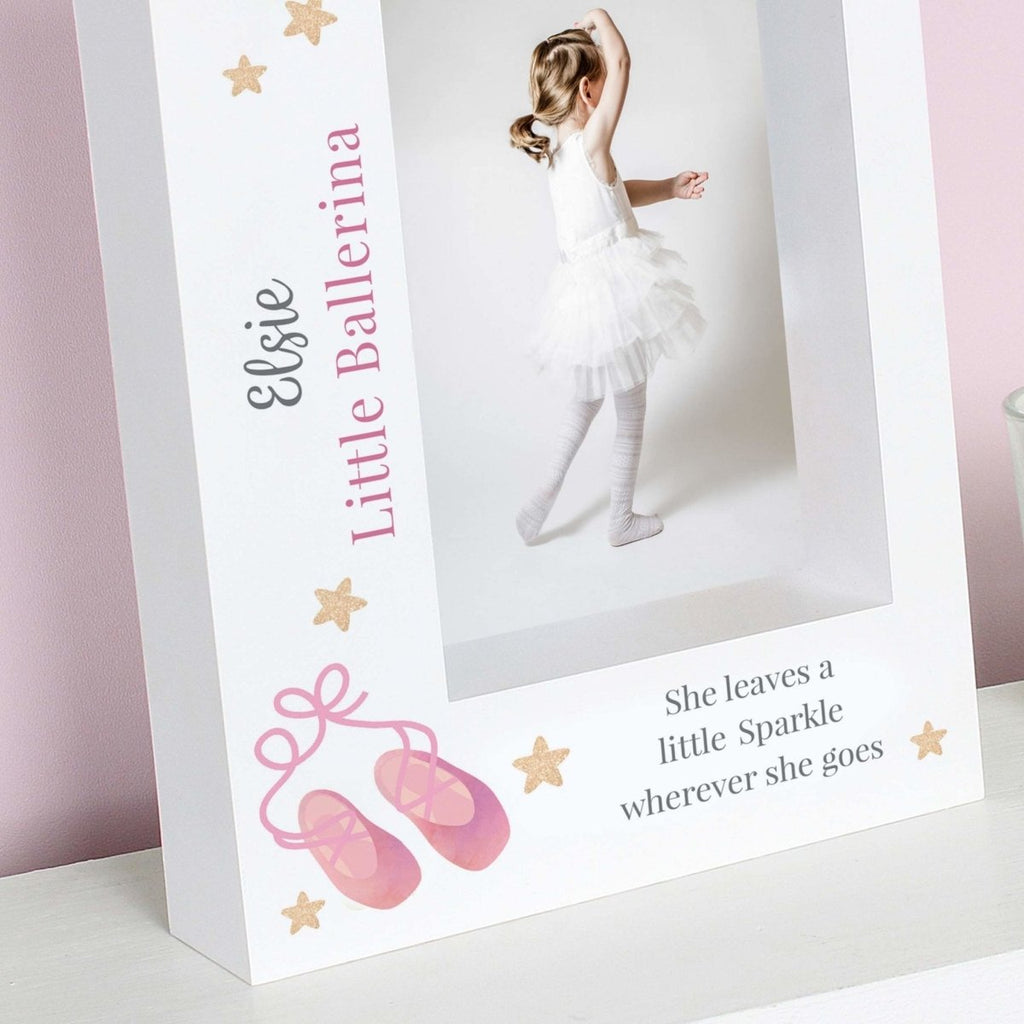 Personalised Swan Lake Ballet 7x5 Box Photo Frame - Engraved Memories