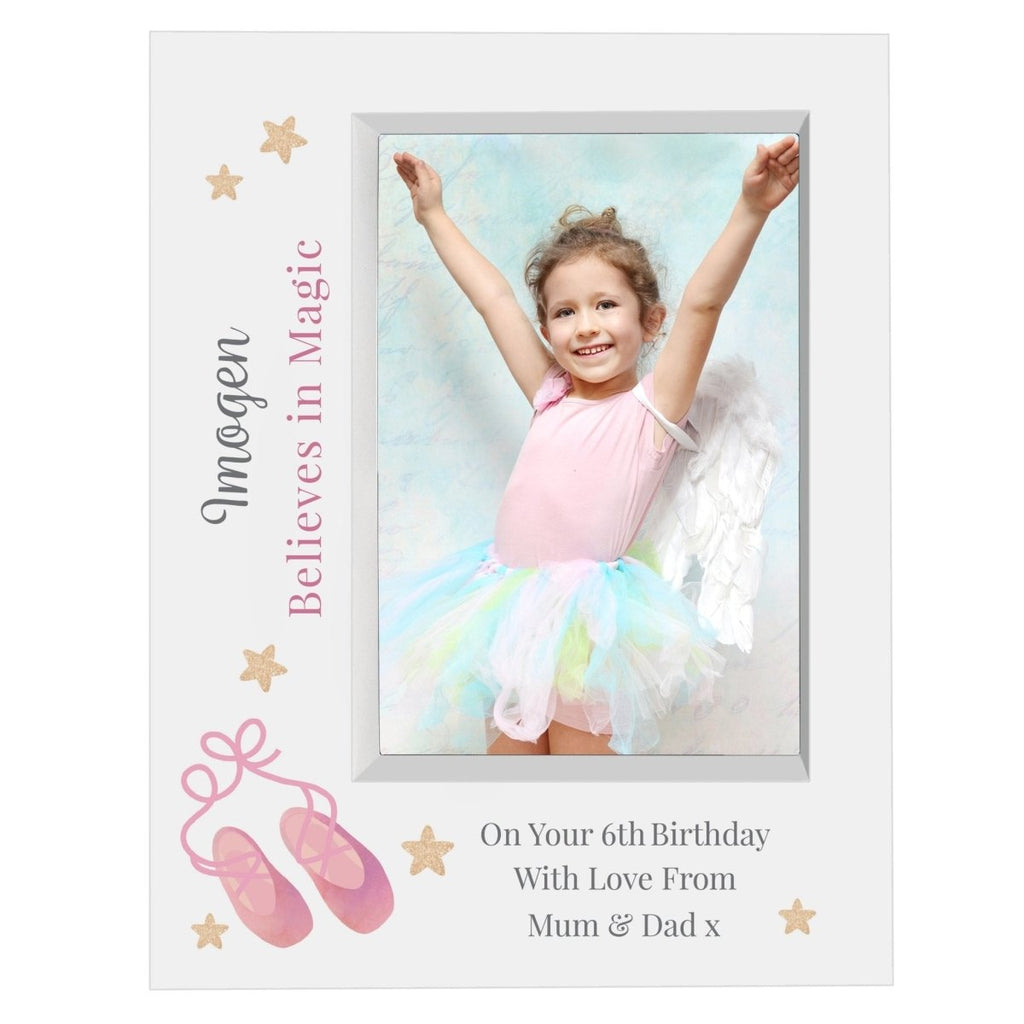 Personalised Swan Lake Ballet 7x5 Box Photo Frame - Engraved Memories