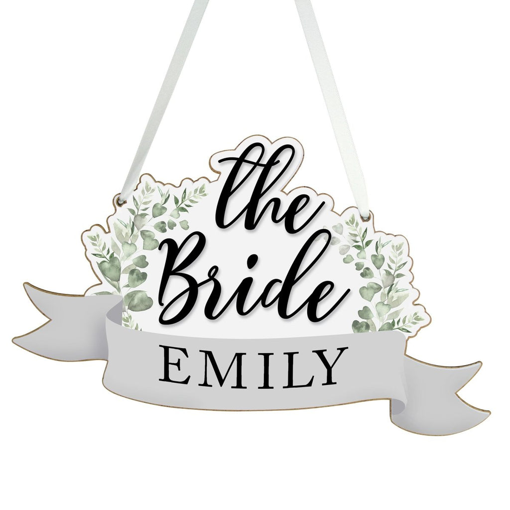 Personalised The Bride Wedding Chair Wooden Hanging Decoration - Engraved Memories