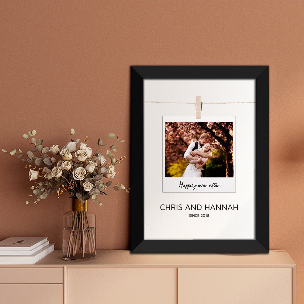 Personalised Valentine's Polaroid Print - Engraved Memories