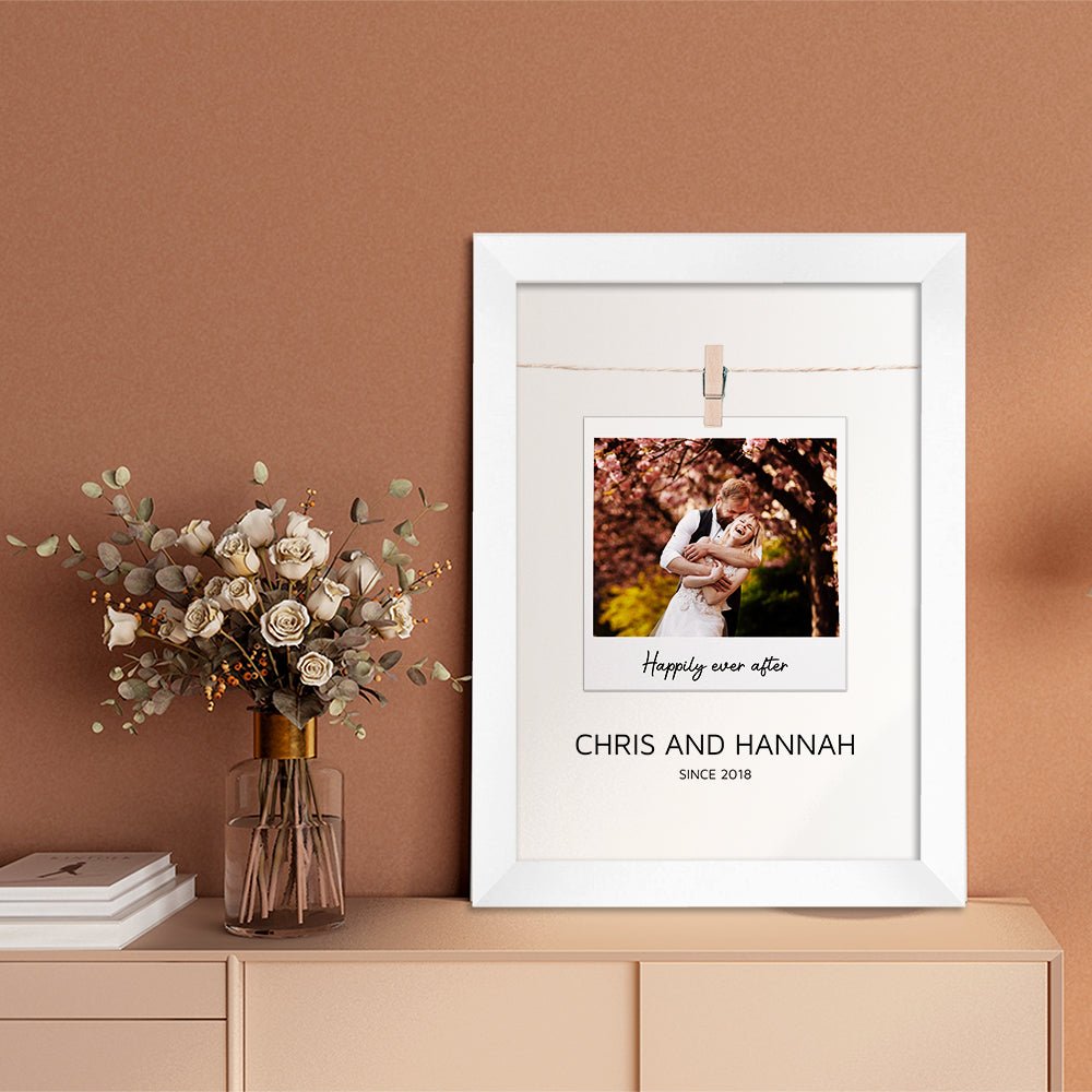 Personalised Valentine's Polaroid Print - Engraved Memories