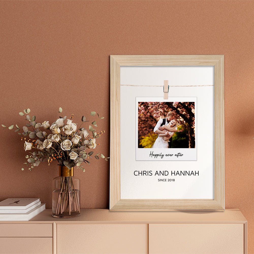 Personalised Valentine's Polaroid Print - Engraved Memories