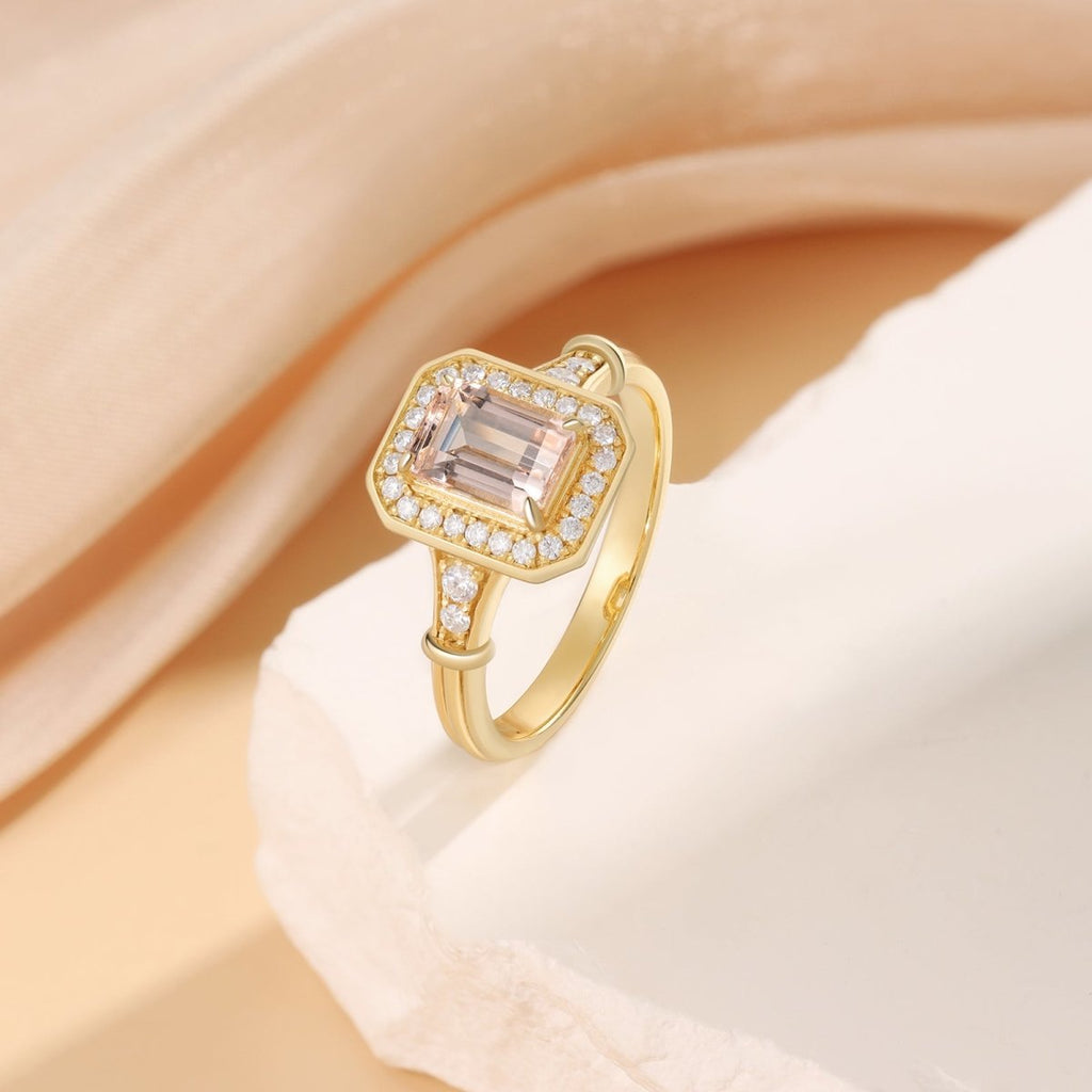 Sterling silver 925 ring featuring a natural pink sapphire gemstone, available in white gold, gold, or rose gold plating.