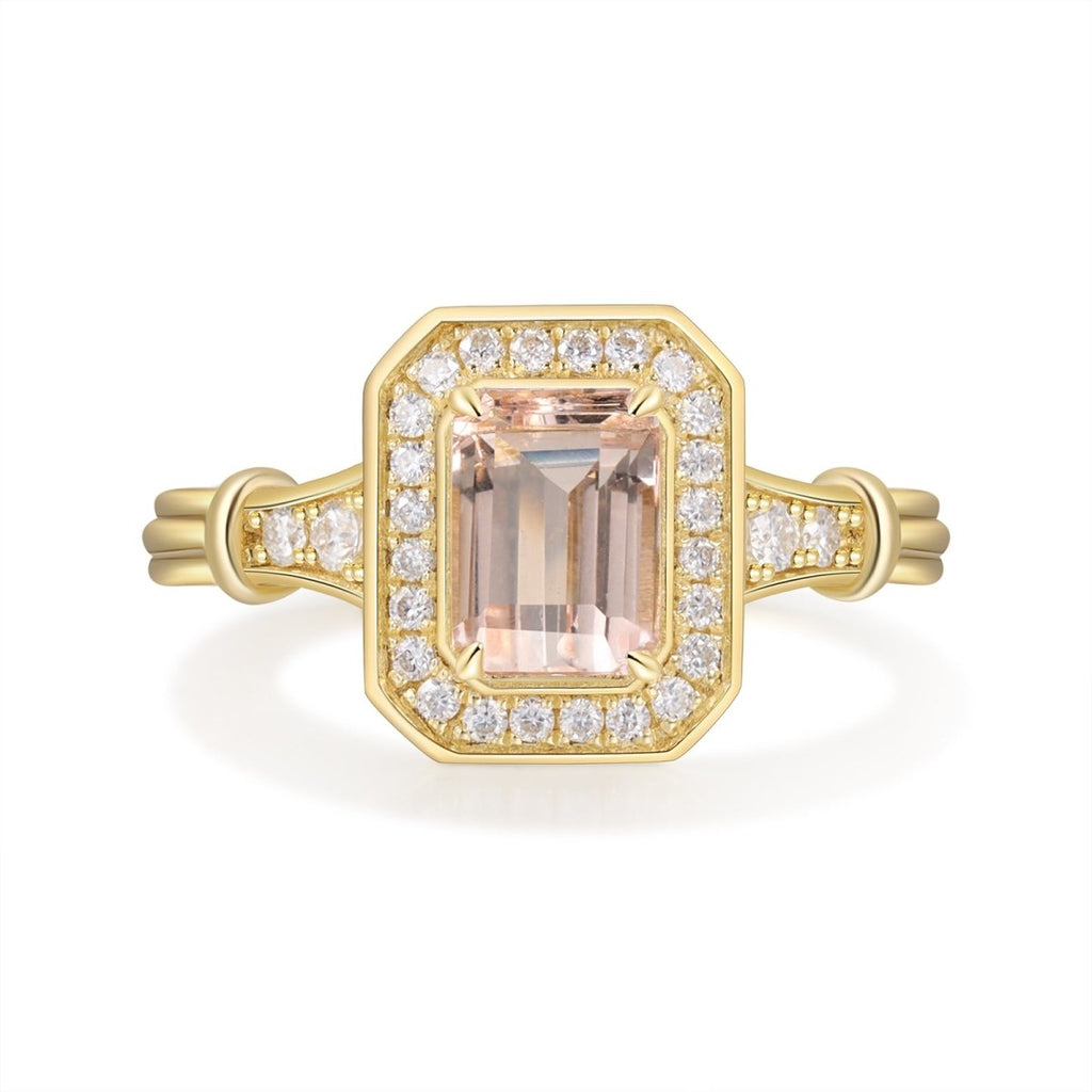 Sterling silver 925 ring featuring a natural pink sapphire gemstone, available in white gold, gold, or rose gold plating.