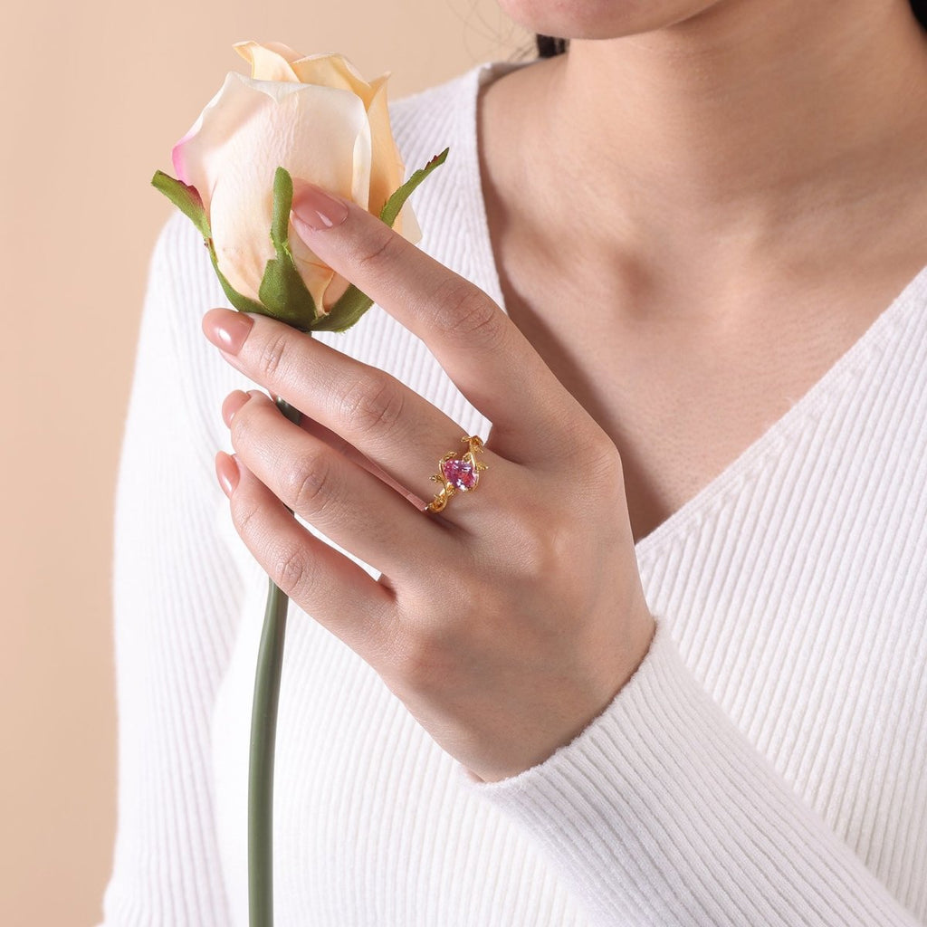 Handcrafted 925 sterling silver ring featuring a genuine Alexandrite gemstone, available in white gold, gold, or rose gold plating.